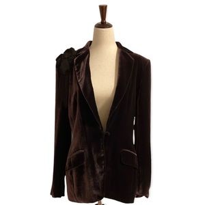 Anne Klein Velvet Suit Jacket